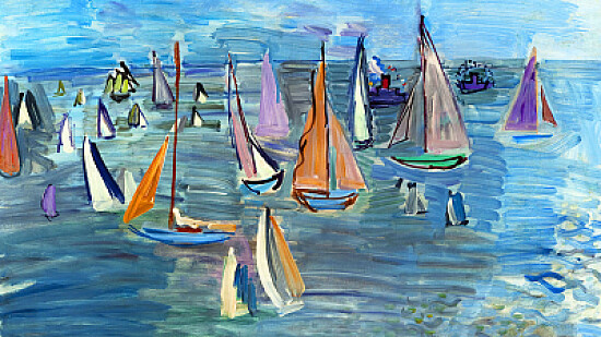 Dufy régates au Havre