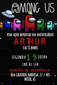 ANIVERSÁRIO DO ARTHUR