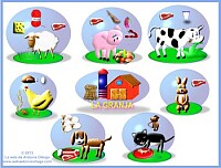 animales de la granja